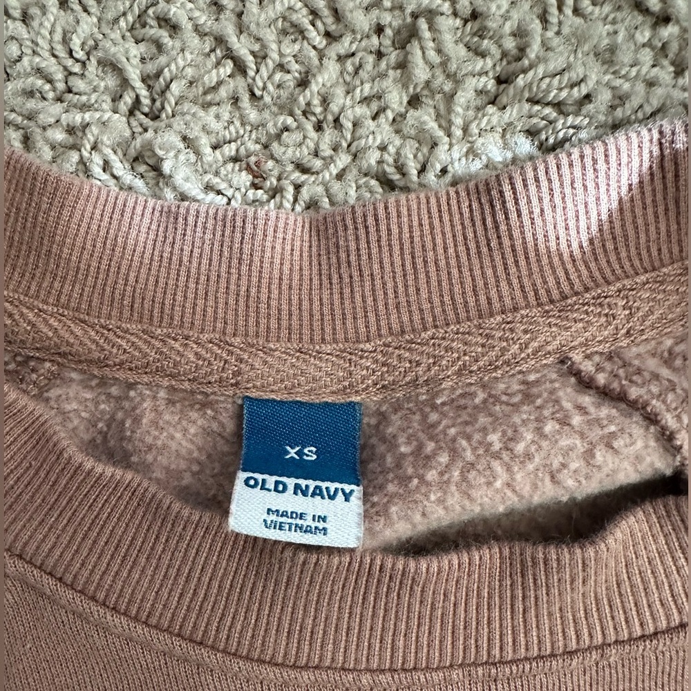 Old Navy Fleece Crewneck Sweatshirt – Size XS ✨